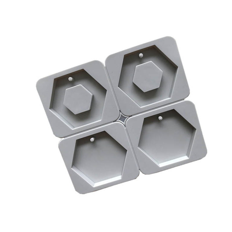 4 Hexagons Frame Silicone Mold