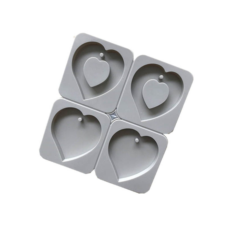 4 Hearts Silicone Mold