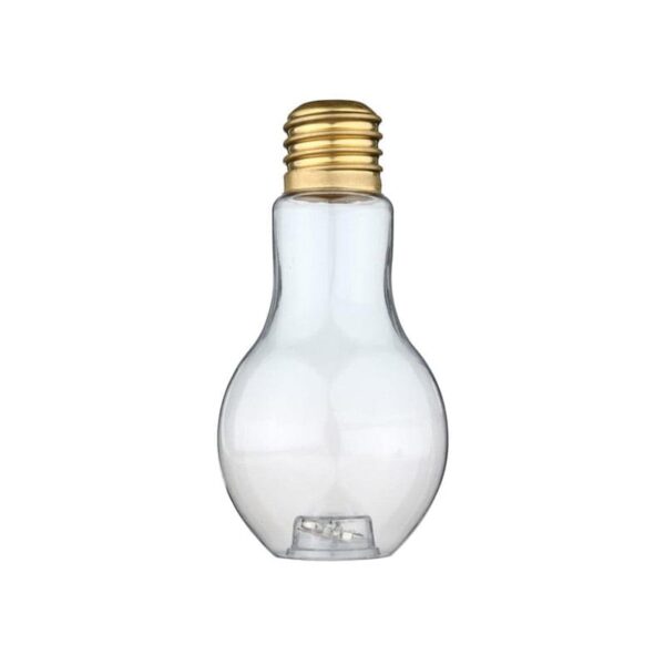 Plastic Light Bulb with LED Lights Base 400ml