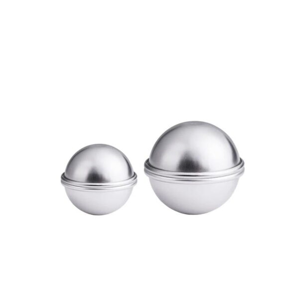 Spherical Shape Tin Mold - Set of 2