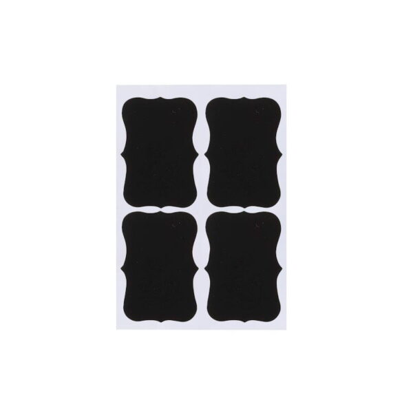 Ogee Shape Chalkboard Sticker Labels