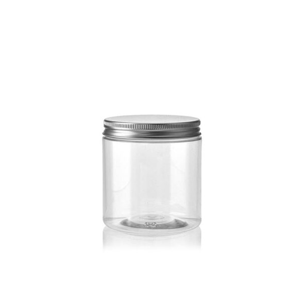 250g PET Plastic Jar with Aluminium Cover