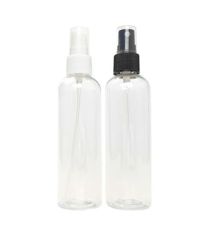 120ml transparent mist bottle with round neck