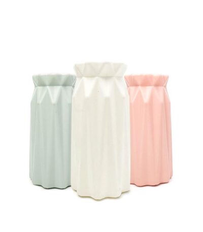 Geometrical Column Vase Group