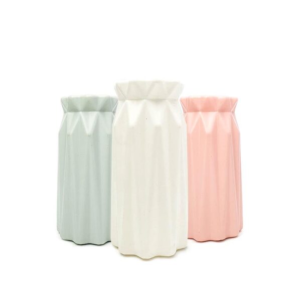 Geometrical Column Vase Group