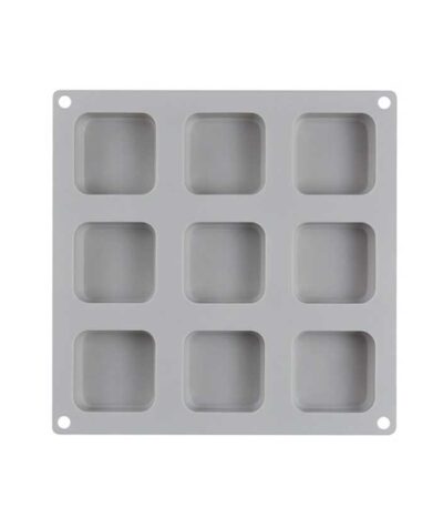 9 square cubes mold front