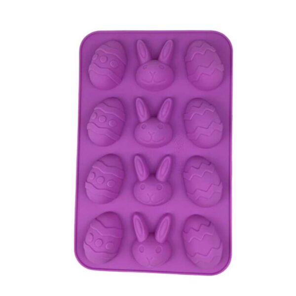 Rabbits & Easter Eggs Silicone Mold
