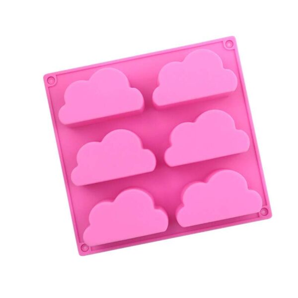 Six Clouds Shape Silicone Mold