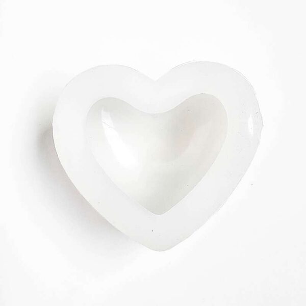 3D Single Medium Heart Silicone Mold