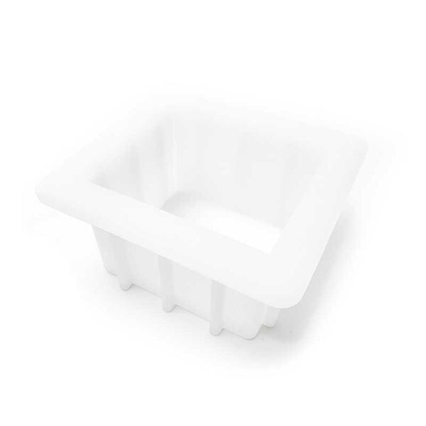 White Square Silicone Mold 500ml