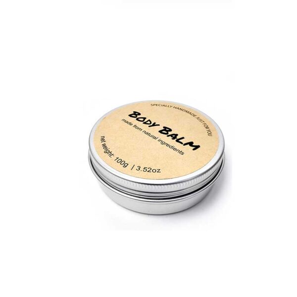 Tin Balm 100g Kraft Sticker
